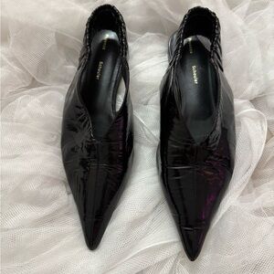 Stylish Black Women's Shoes size 37 made in italy